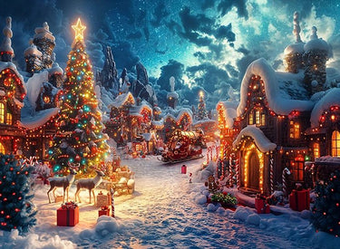 Santa's Christmas Village Puzzle | MakeYourPuzzles